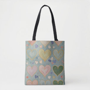 Pastelharttapijt Tote Bag