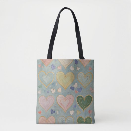 Pastelharttapijt Tote Bag (Voorkant)