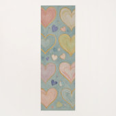 Pastelharttapijt Yogamat (Achterkant)