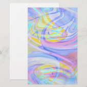 pastelhologram briefpapier (Voorkant / Achterkant)