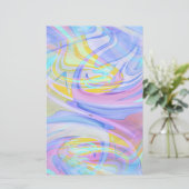 pastelhologram briefpapier (Staand voorkant)