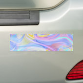pastelhologram bumpersticker (Op auto)