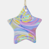 pastelhologram keramisch ornament (Rechts)