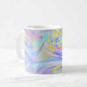 pastelhologram koffiemok (Voorkant links)