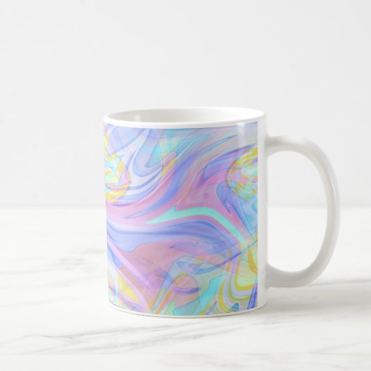 pastelhologram koffiemok (Rechts)