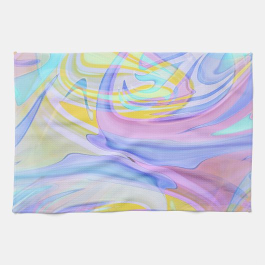 pastelhologram theedoek (Horizontaal)