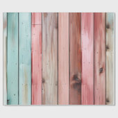 pastelhouten vloer cadeaupapier (Vlak)