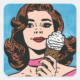 pastelijs komische stijl Stickers