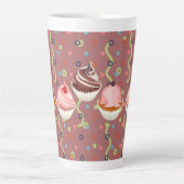 Pastelitos patroon chocolade latte mok (Voorkant)