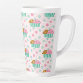 Pastelitos-patroon Latte Mok (Rechts)