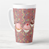 Pastelitos-patroonchocolade Latte Mok (Linkerhoek)