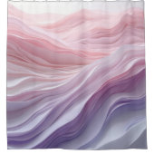 pastelkalmerend golfpatroon douchegordijn (Voorkant)