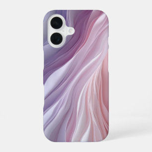 pastelkalmerend golfpatroon iPhone 16 hoesje