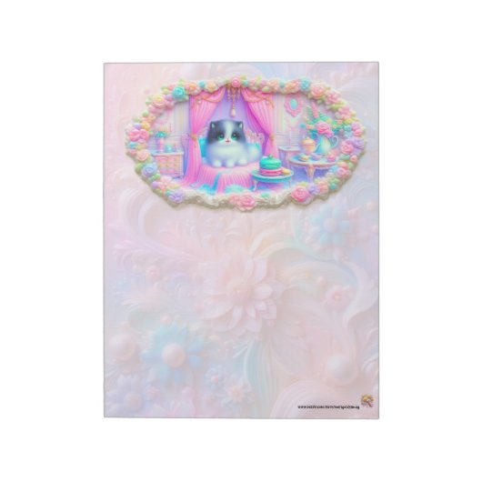 Pastelkat Notitieblok (Linkerzijde)