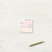 Pastelkattenkantoorartikelen Post-it® Notes (Op bureau)