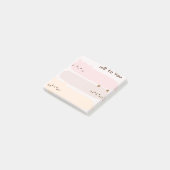 Pastelkattenkantoorartikelen Post-it® Notes (Schuin)