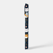 Pastelkattenpatroon iPhone 15 Case (Linkerkant)