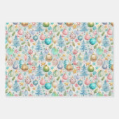 pastelkerst inpakpapier vel (Voorkant 3)