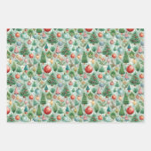 pastelkerst inpakpapier vel (Voorkant)