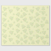 Pastelkerstboominpakpapier Cadeaupapier (Vlak)