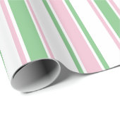 pastelkerstpapier | Roze en groen Cadeaupapier (Rol Hoek)
