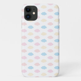 Pastelkleur wolken roze blauw geel modern. Case-Mate iPhone case