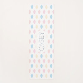 Pastelkleur wolken roze blauw geel modern. yogamat