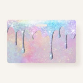 pastelkleurdruppels badge (Achterkant)