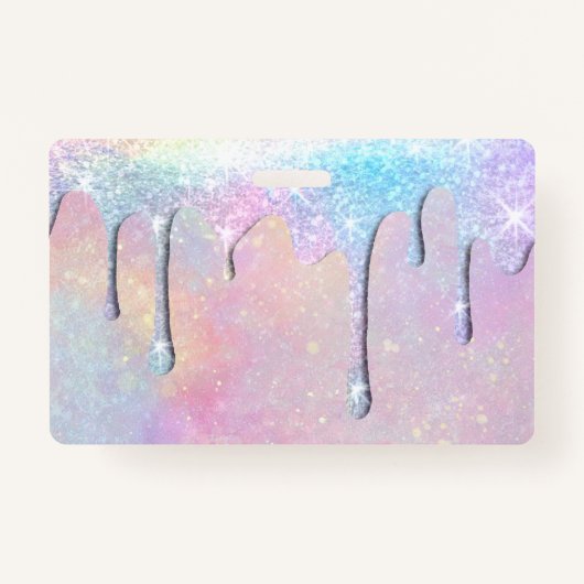 pastelkleurdruppels badge (Achterkant)