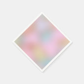 Pastelkleuren Abstract Kunst Sjabloon Elegant Servet (Hoek)