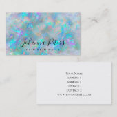 pastelkleuren abstracte optische textuur visitekaartje (Voorkant / Achterkant)