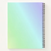 Pastelkleuren achtergrond notitieboek (Achterkant)