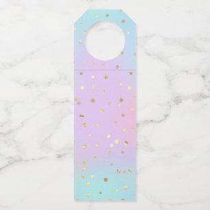 Pastelkleuren Blauw Roze Paars Klein Helder Goud Flessenhanger