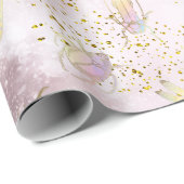 pastelkleuren bugs op faux glitter cadeaupapier (Rol Hoek)