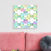 PASTELKLEUREN CANVAS AFDRUK (Insitu (Woonkamer))