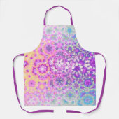 Pastelkleuren Geometrisch Abstract Patroon Schort (Voorkant)