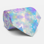 Pastelkleuren geometrisch Abstract patroon Stropdas (Opgerold)