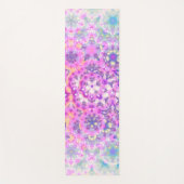 Pastelkleuren geometrisch Abstract patroon Yogamat (Voorkant)