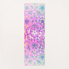 Pastelkleuren geometrisch Abstract patroon Yogamat