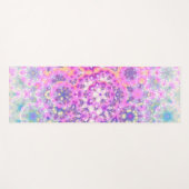 Pastelkleuren geometrisch Abstract patroon Yogamat (Voorkant (horizontaal))
