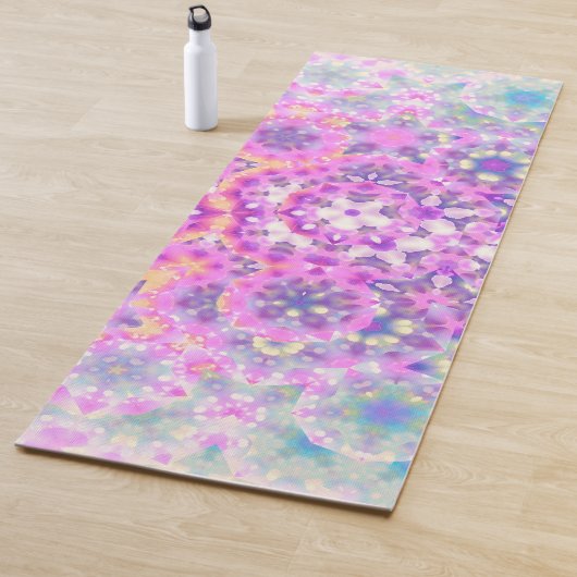 Pastelkleuren geometrisch Abstract patroon Yogamat (In situ)