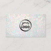 · pastelkleuren gesimuleerde iriserende visitekaartje (Voorkant)