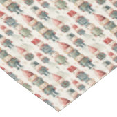  pastelkleuren kerst notenkrakers tafelkleed (Gekanteld)