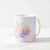 pastelkleuren lotus koffiemok (Voorkant rechts)