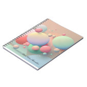 Pastelkleuren Minimalisme Notitieboek (Linkerzijde)