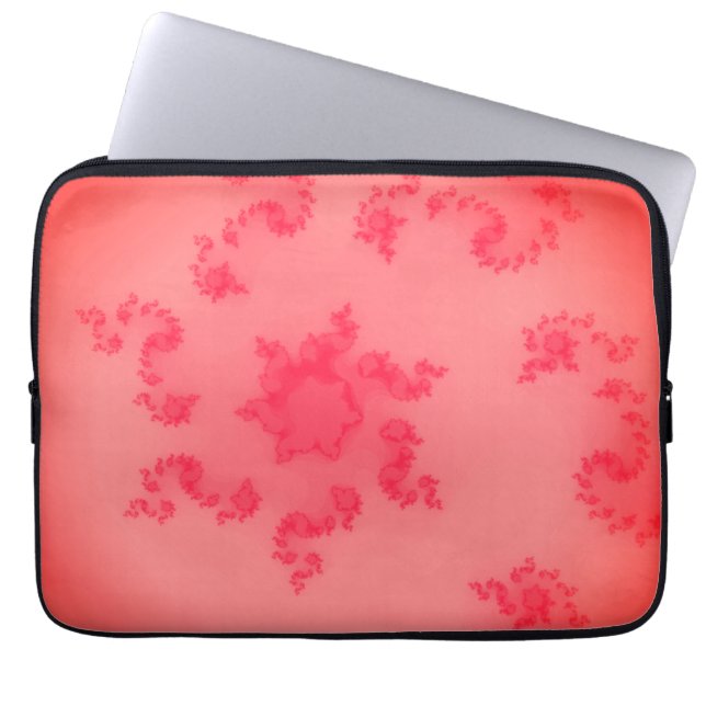 Pastelkleuren, ontwerp voor thuis laptop sleeve (Voorkant)