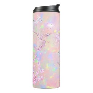pastelkleuren opal ontwerp thermosbeker