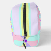 Pastelkleuren & paarse harten kloppen toilettasje (Rechts)