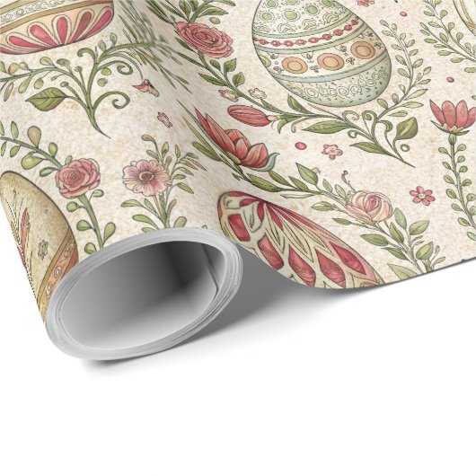  pastelkleuren paaseieren inpakpapier (Rol Hoek)