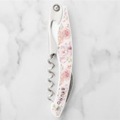 Pastelkleuren  rozen patroon kurkentrekker (Voorkant)